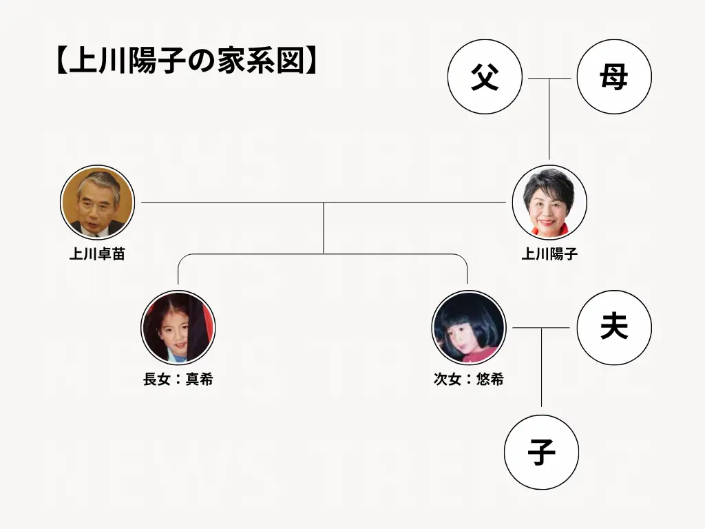 上川陽子の家系図